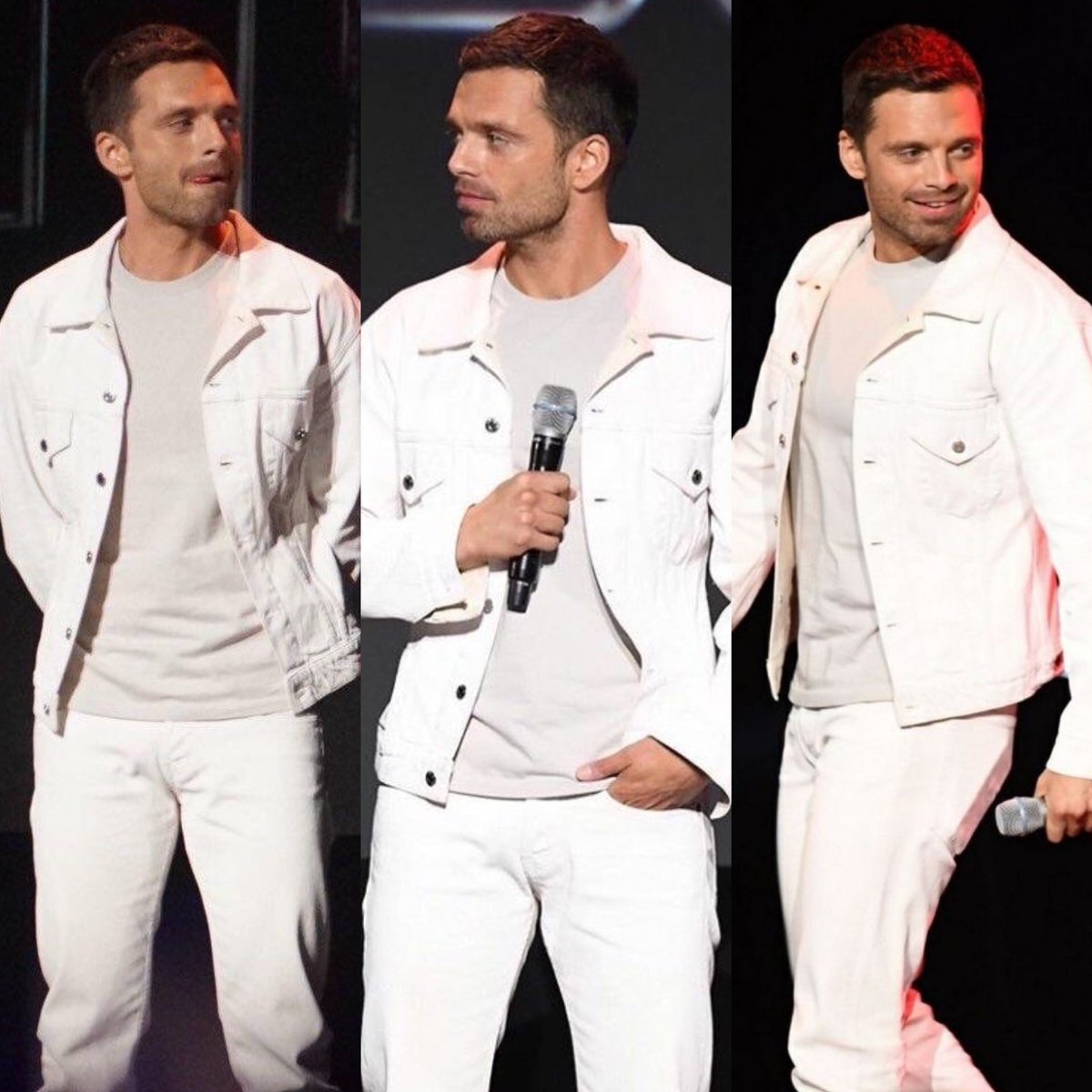 sebastian stan looks good in white