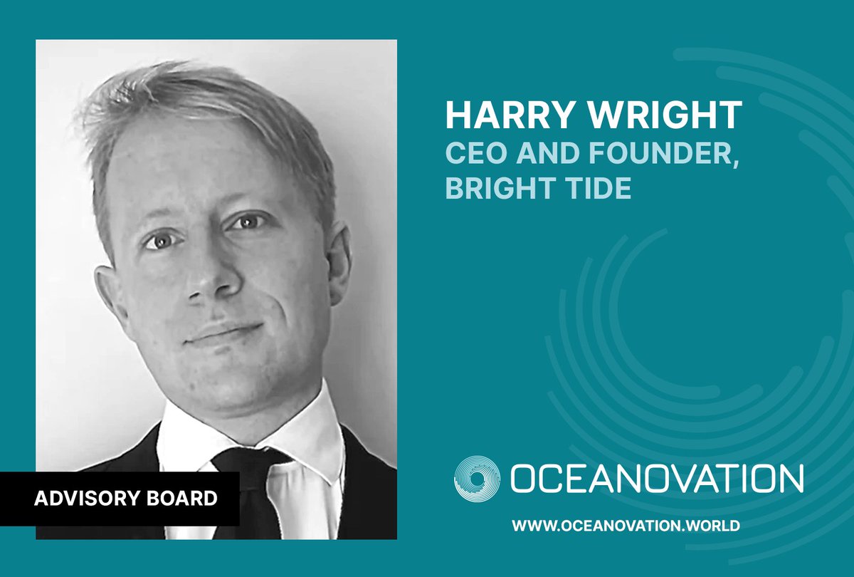 Introducing #OCEANOVATION Advisory Board Member Harry Wright! Harry is a qualified lawyer, social enterprise expert &amp; the CEO &amp; Founder of <a href="/Bright_TideUK/">Bright Tide</a>.

If you want to meet Harry in person join us in Barcelona! Limited tickets available: bit.ly/3wZ1WiF

#ridethewave