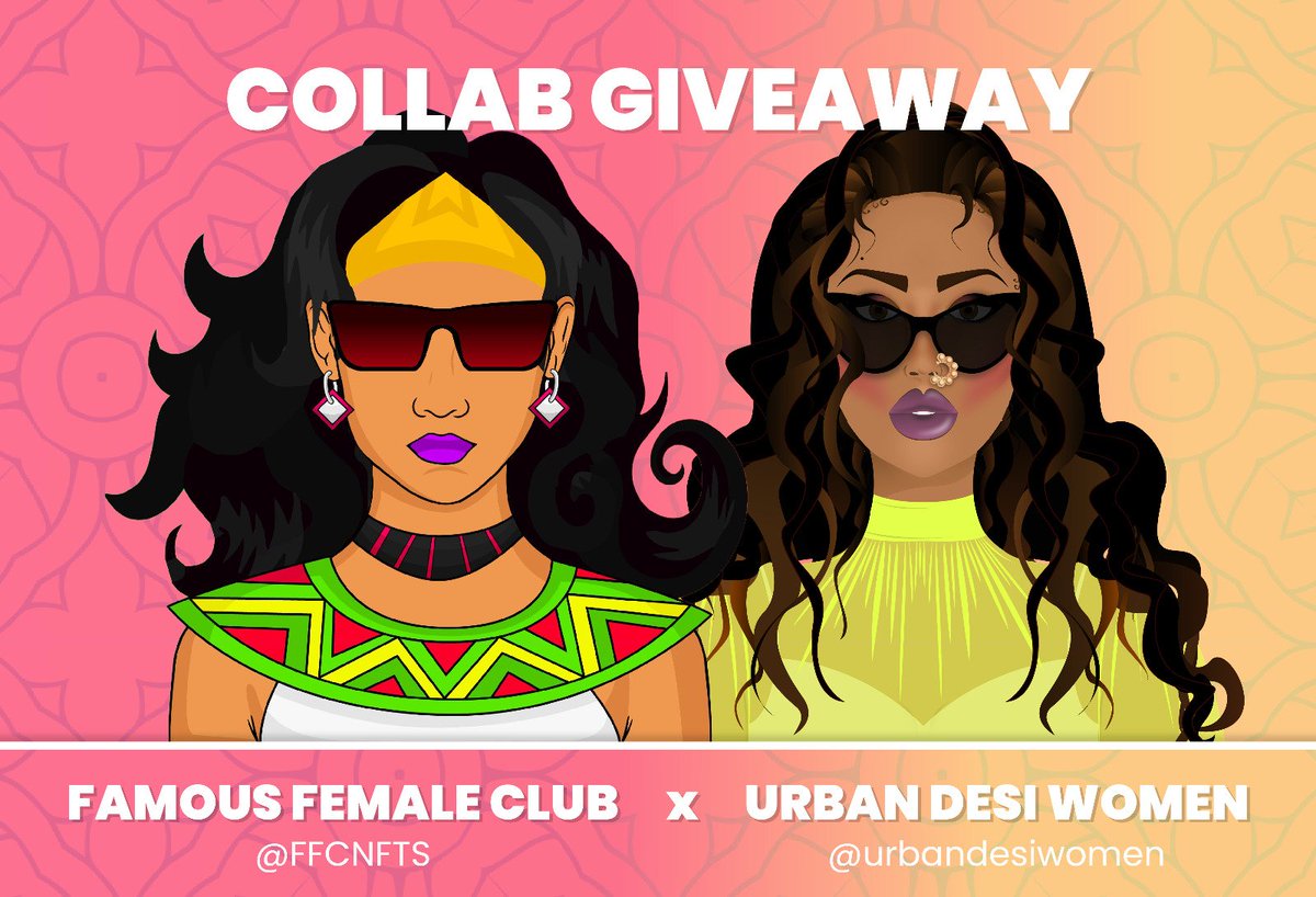 urbandesiwomen's tweet image. 🏆 Giveaway Alert 🥳 🏆
@urbandesiwomen × @FFCNFTS 💕

Win 1️⃣ NFT by @FFCNFTS 🤩
Rules : 🎖️Follow @urbandesiwomen &amp;amp; @beautyofwomenft
🎖️ ❤️ &amp;amp; RT this tweet
🎖️Tag a friend  
Ends in 48 hours ⏳

#NFTGiveaway #NFTGiveaways #nftart #women #NFTCommunity
