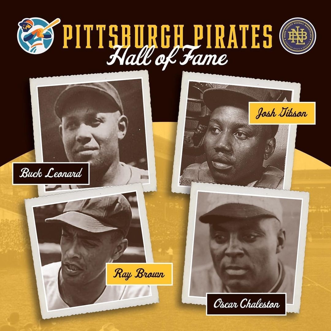 NLBMArt's tweet photo. You're finally a Pirate, Mr. Josh.
You'd be mighty proud of your Great Grandson. @JoshGibson_1911 

@pirates #HOF #JG20MVP #JG50HOF #HomesteadGrays https://t.co/1aX1GkEjI6