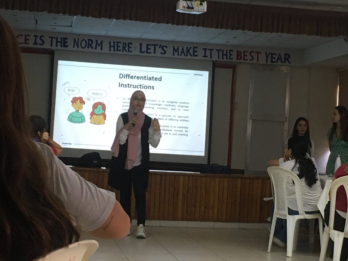 It was a pleasure to join this fruitful workshop “ Early Intervention strategies” 
"التدخل المبكر"

Thank you Dawha colleagues for your hard work!

#EarlyInterventionstrategies

<a href="/makdawhaschool/">Makassed Dawha School</a>