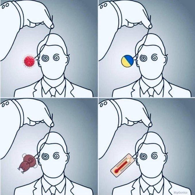 ZIONNEO5's tweet photo. #Government narratives:

-#COVID19 is bad - get #vaccinated!
-#Ukraine send tax #dollars - for #money laundering.
-#MonkeyPox is Bad - get more #vaccines and ignore results of C19-#VaccineSideEffects-injuries.
-#ClimateCrisis is bad - Lose all personal-property #rights.

Wake up! https://t.co/gqk6Y2JvlY
