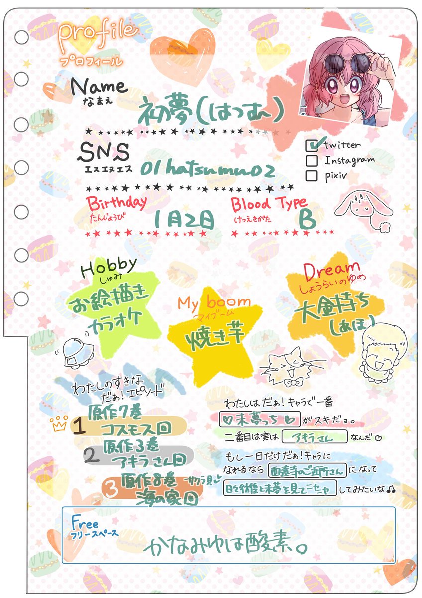 @namikumiku25 書いた〜♡ 