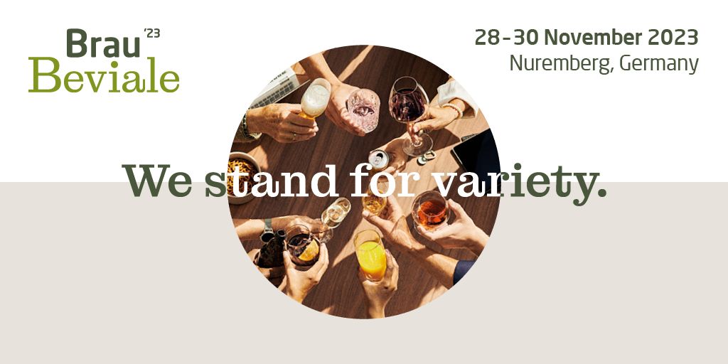 Mark your calendars: #BrauBeviale23: new brand image and new schedule. More details: rb.gy/irem7z
#BrauBeviale #Beviale #BevialeFamily #Beverage #BeverageIndustry #WeStandForVariety