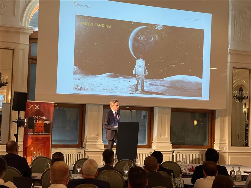 Today‘s second keynote speaker at the #ISPF was Lukas Ruflin, CEO of Leonteq. He presented his view on the rise of technology platforms: „We at Leonteq have been using the digitalization and increase in computation power for democratizing the access to investment products”. #SSPA