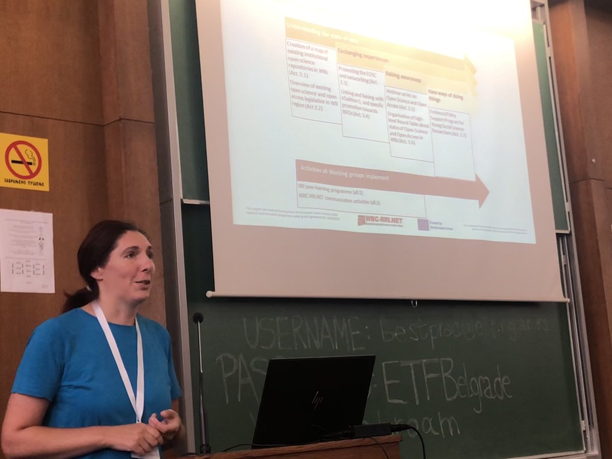 wbc_rri's tweet photo. Today members of @wbc_rri discuss #openscience and #pathwaystoimpact at the @BestPracEU @EARMAorg Meeting in Belgrade ... https://t.co/X9iNkzq4Tx