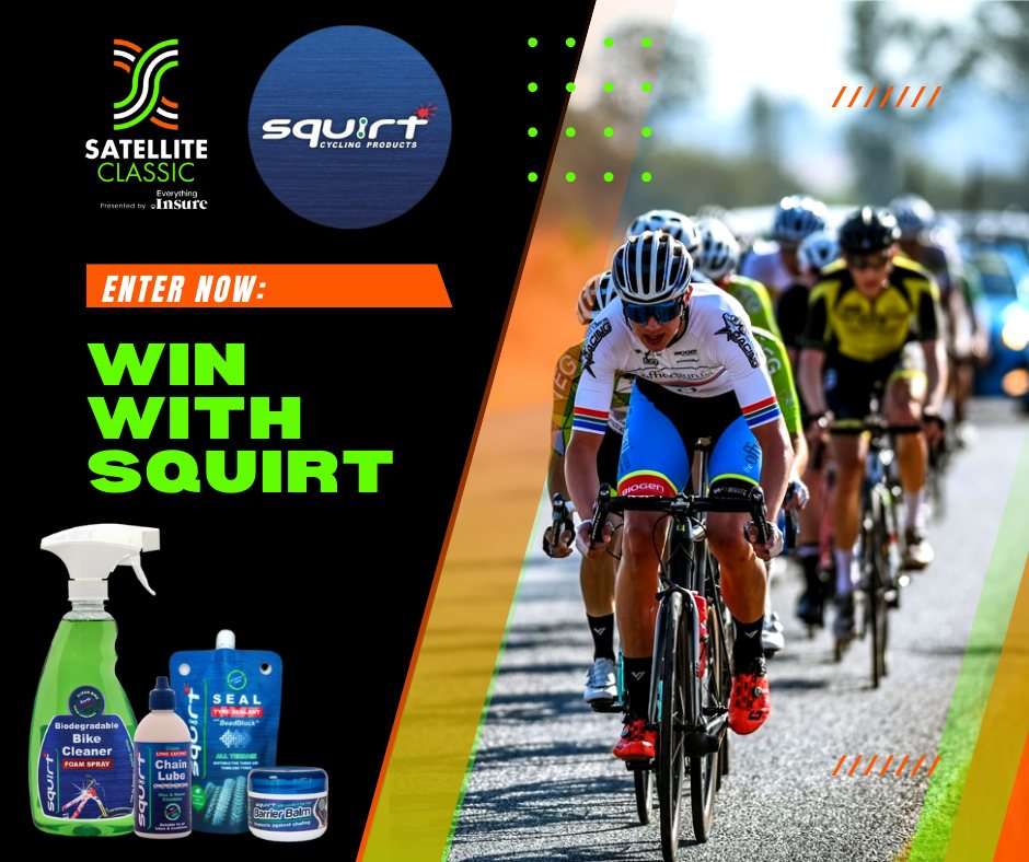 Satellite_Class's tweet image. GIVEAWAY: We're excited to partner with @Squirtlube_SA for #SatelliteClassic2022, presented by Everything.Insure.

Win a ROAD entry &amp;amp; Squirt hamper. ENTER: bit.ly/3RlFkRD.

#satelliteclassic #ApplyPerformance #SquirtChainLube #SquirtBikeCleaner