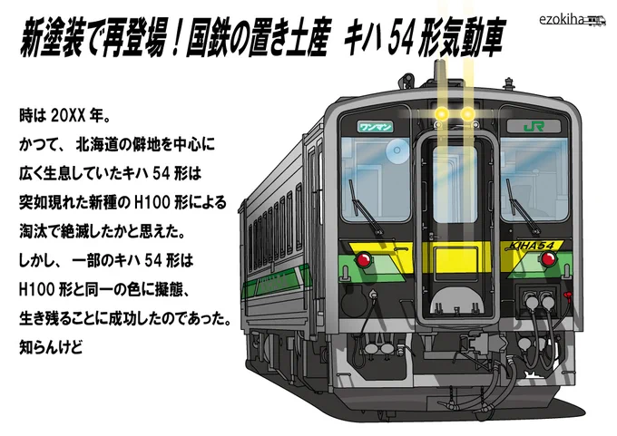#あなたの描く鉄道ポンチ絵が見たいポンチ絵 