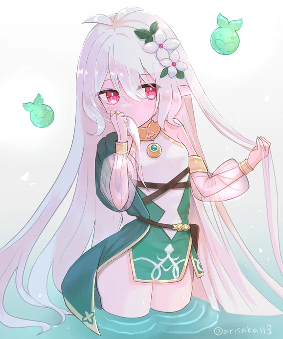 コッコロちゃんロングver描いてみました #プリコネR 
