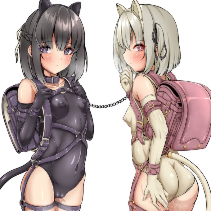 ここあ×りん 猫耳衣装 