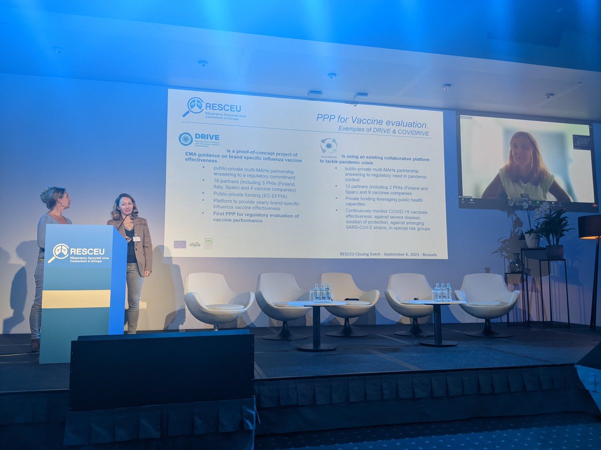 CCVernhes's tweet photo. We're joined by my colleague Laurence Pagnon sharing lessons learned from public private partnerships for influenza and COVID-19 vaccine evaluation @drive_eu and covidrive @IHIEurope @RESCEUproject https://t.co/mzeYjKPSFe