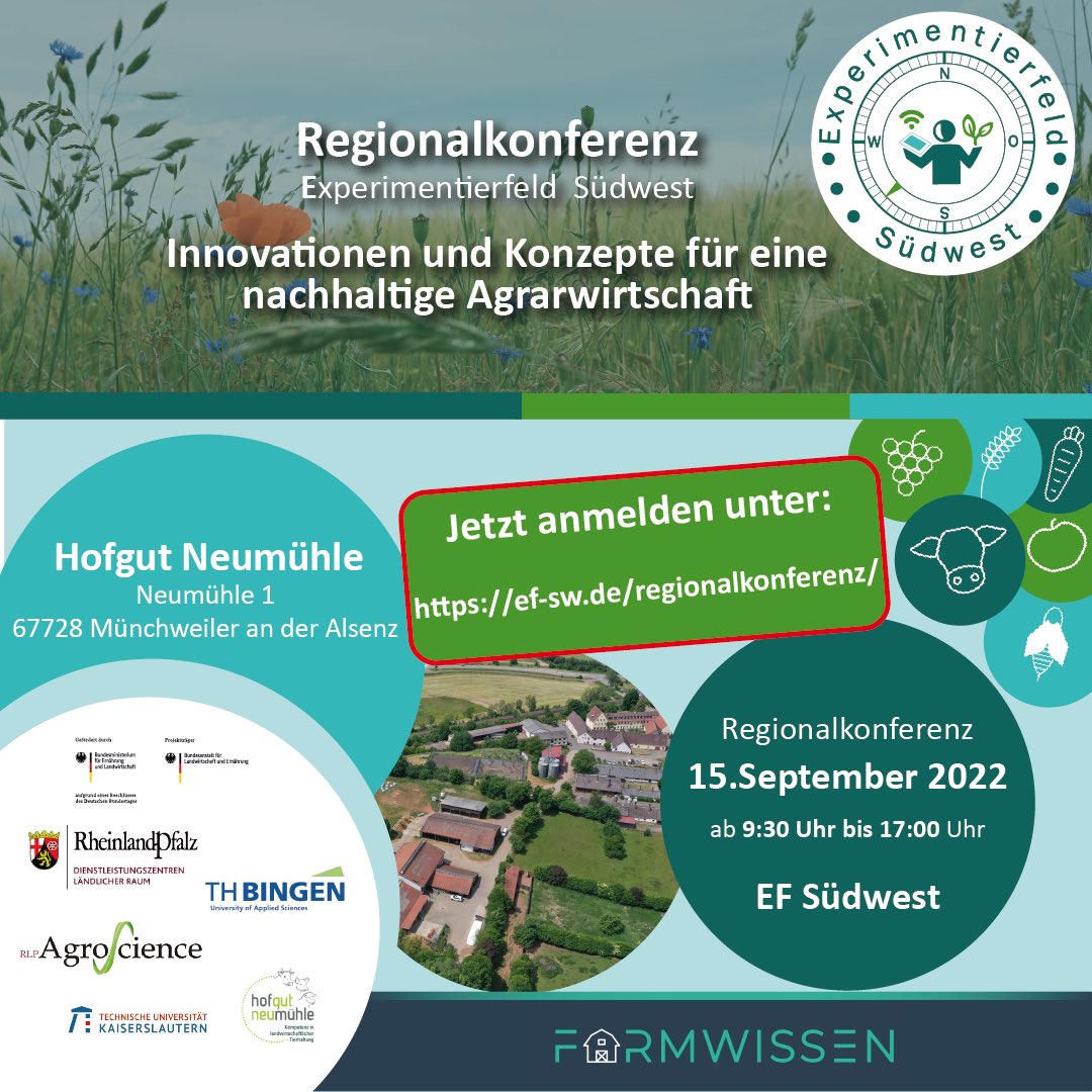 Schon angemeldet? #regionalkonferenz #landwirtschaft #digitalisierung #veranstaltung @bmel