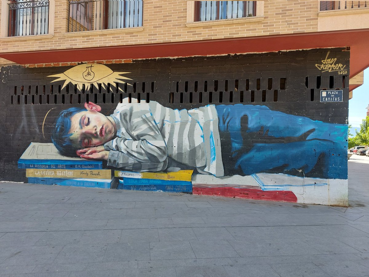 MolinaStreetArt's tweet photo. Art by Spanish Dan Ferrer in Alcantarilla, Spain (2020) #danferrer #alcantarilla #murciastreetart #streetart #lamolinastreetart 📷 by me. https://t.co/PRZ2134CEL