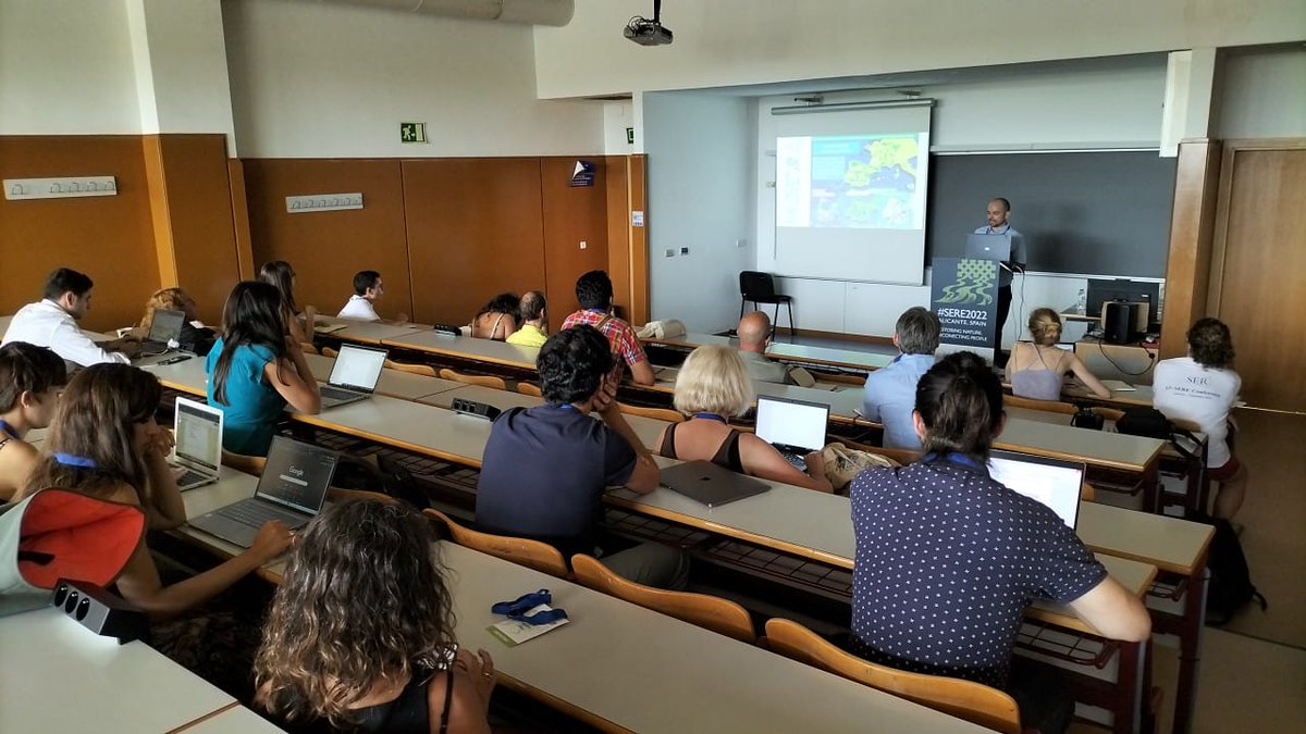SER_Europe's tweet photo. 5 lively morning parallel sessions have just ended at #SERE2022: #rewilding, #education, @UNEP #UNDecade, #ecosystemhealth, #sidevents. Knowledge sharing and dialogue at pure essence! https://t.co/66T964LCxT