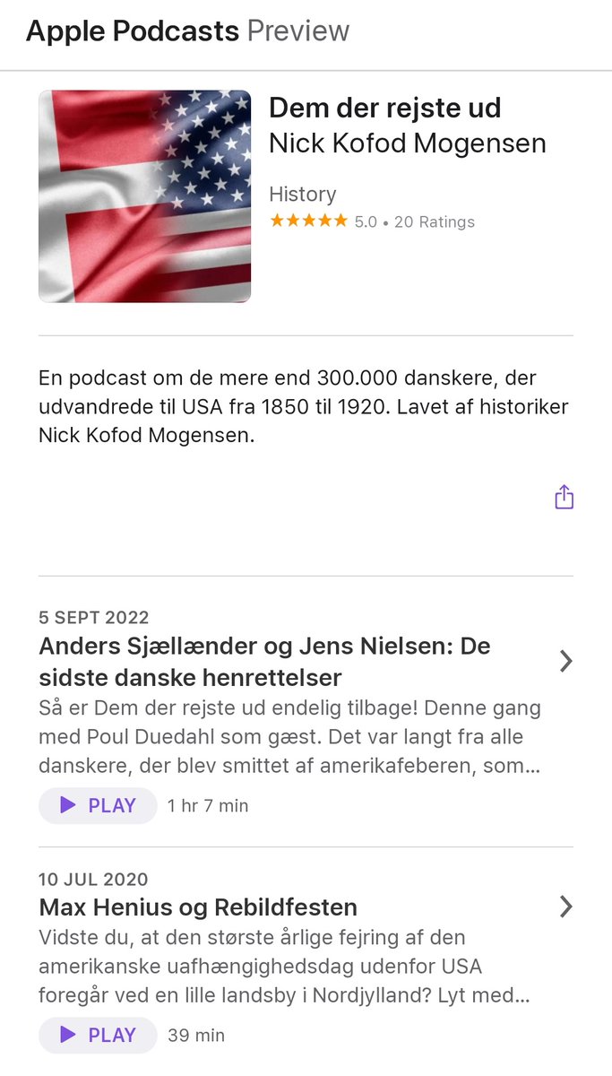 NickMogensen's tweet photo. I går lagde jeg en ny episode op for en podcast som har ligget i dvale i over to år. Apple Podcasts anerkendte det allerede i går morges, men @Podimo_DK viser den umiddelbart stadig ikke. Skal jeg gøre noget aktivt for at "vække" den i Podimo? https://t.co/bylOeq8V4E