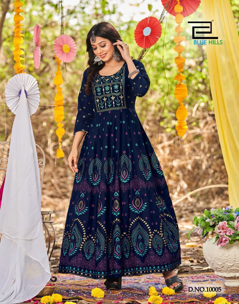 Samarje65337940's tweet photo. Long Anarkali Gown with Heavy Embroidery Work in best Color Matching 
Fabric: 14 kg Rayon print 
With Embroidery Work 
*Price:*1480 +$
M-9779131756

#anarkali #gown #embroiderywork #colormatching #rayonprint #length54inches
#women
#ladies
#girls
#india
#clothes
#india https://t.co/HFg2kMFbtZ