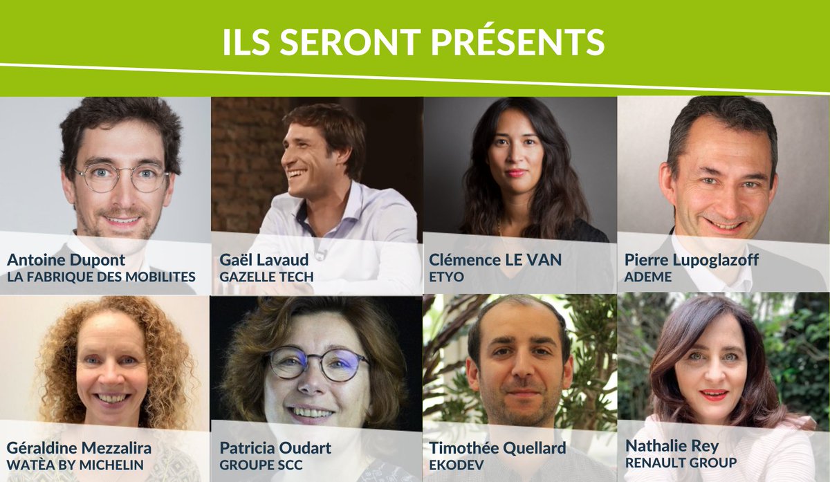 PRODURABLE's tweet image. Retrouvez ces Speakers sur les sujets liés au thème Transport &amp;amp; Mobilité Durable 👉 lnkd.in/ex4vrJQ2