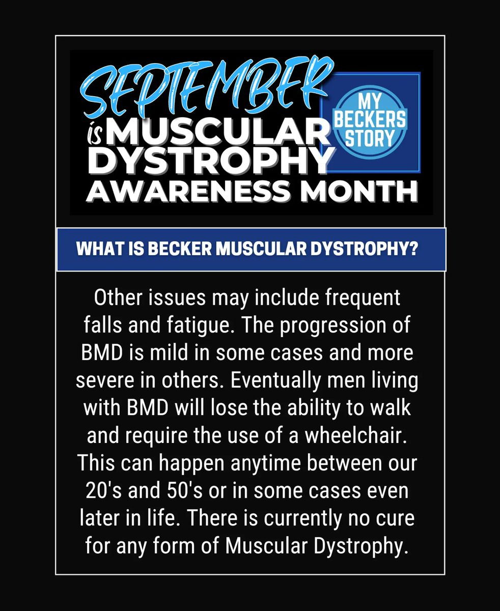 Something I created for <a href="/MyBeckersStory/">@MyBeckersStory Join me on Instagram!</a> to help raise awareness of Becker MD during Muscular Dystrophy Awareness Month! Just a quick summary about living with Becker Muscular Dystrophy. #BeckerMD #MuscularDystrophyAwareness #MuscularDystrophy #BeckerMuscularDystrophy