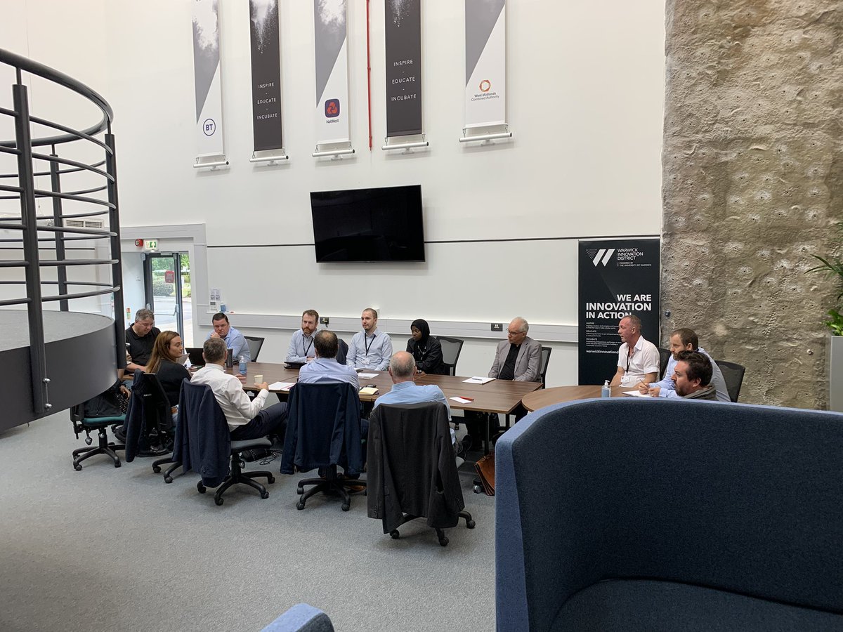 MrsDLewis_NW's tweet photo. What a great morning at @warwickuni with @andy4wm showcasing some of our @NatWestBusiness #Accelerator talent (past, present & future) and in particular the #CleanTransportAccelerator cohort with @wmgwarwick ๐ https://t.co/HXQ8uqA98O
