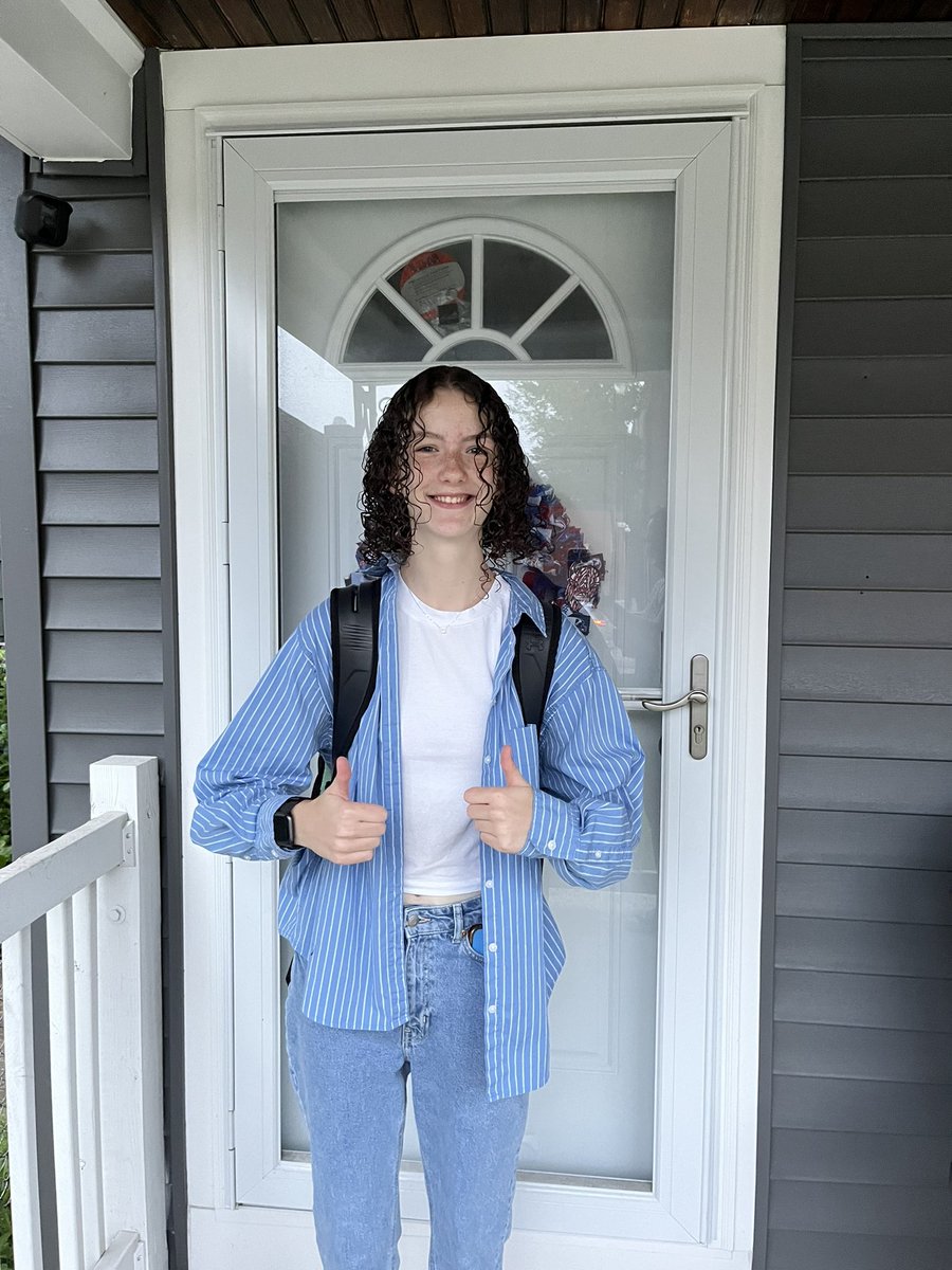 karamdm's tweet photo. Last fist day of high school. Iβm not crying π’ #senioryear #classof2023 #techhigh @ShanMarie2002 @curtis216 @MikeMirantoD2 @DaemenWBB @GBev55 @SupHannah3 @2Pax_ https://t.co/tMRK6GrMMZ