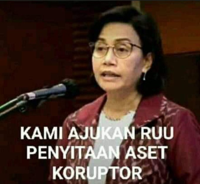 Leonita_Lestari's tweet photo. Woy anggota dewan @DPR_RI ...  #SahkanRUUPerampasanAset https://t.co/G9TEVZwUnx