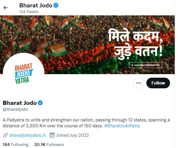 “We want to unite people against hate speeches and the central BJP government which is curbing progress of the country,” says Digvijay Singh responding to questions raised by Vinoth Kumar N, Principal Correspondent, #TheFederal. He claims the 150 day campaign isn't political. 2/2