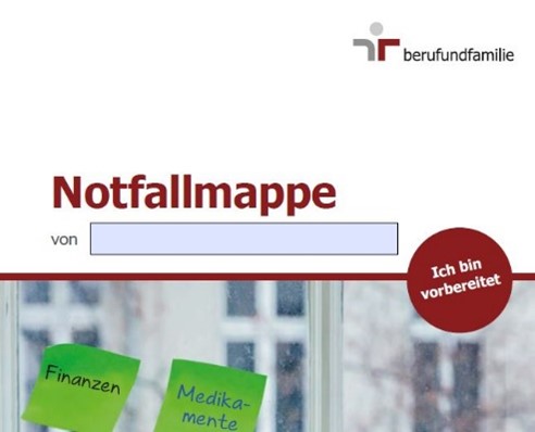 berufundfamilie's tweet photo. Bereit für den Ernstfall? Mit unserer #Notfallmappe können Sie alle wichtigen persönlichen Informationen an einem Ort sammeln, sodass ihre #Angehörigen im Notfall Bescheid wissen. Hier kostenlos abrufbar: https://t.co/0p4lwboB8T https://t.co/GIlkqNPqhX