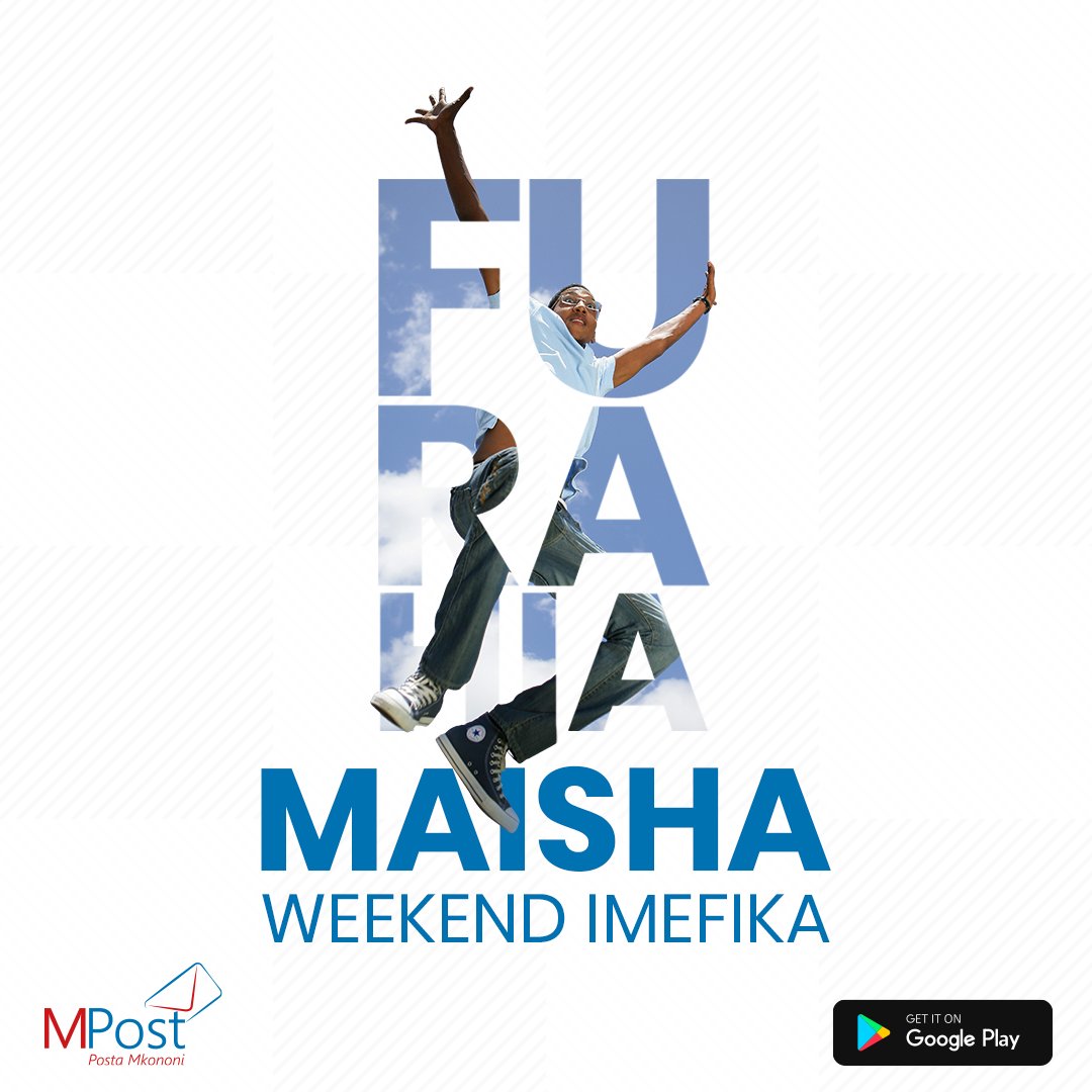 MpostKE's tweet photo. The goal this weekend is to unwind bila stress. Kwa hivyo tuzime hizo Email notifications na tumute whatsapp status.
Ukitaka kitu ikufikie hadi penye uko, usipate pressure. Let us worry about the hassle.

#ChilledWeekend #PostaMkononi https://t.co/hMicm7SGKm