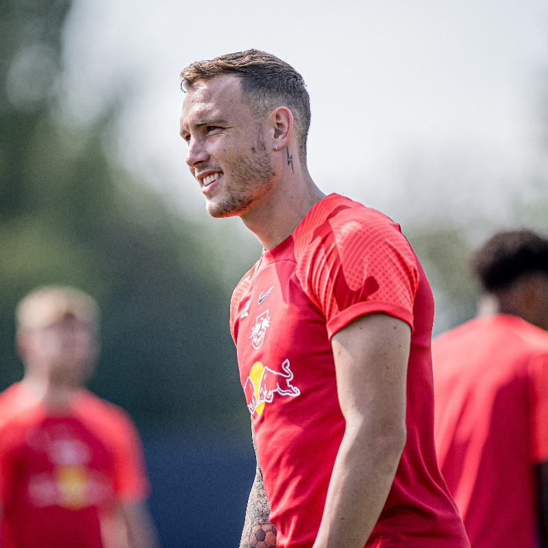 RBLeipzig_EN's tweet photo. From the second division to the Champions League 📈

David Raum's journey to the top has been inspiring 💪

🔴⚪ #WeAreLeipzig #RBLDON