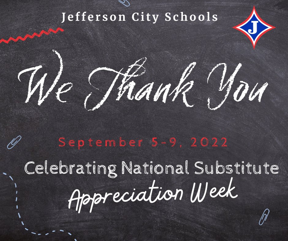 Substitute teachers keep the learning going! We appreciate their passion and contribution to our schools. Join us as we celebrate all of our amazing substitute teachers this week for National Substitute Appreciation Week.   #subappreciationweek