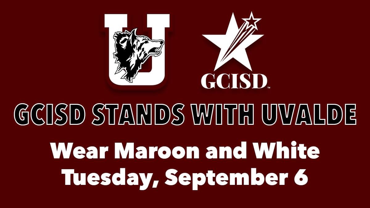 GCISD stands with Uvalde! Sending love and well wishes to our peers down south as they start school today. <a href="/GCISD/">Grapevine-Colleyville ISD</a> <a href="/Uvalde_CISD/">Uvalde CISD</a>