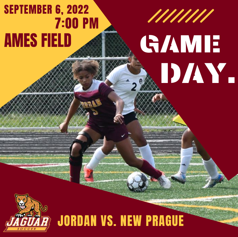 Border Battle! Tonight 7 PM, The Jaguars host New Prague. We will be wearing green socks this evening for Mental Health Awareness! See you there!