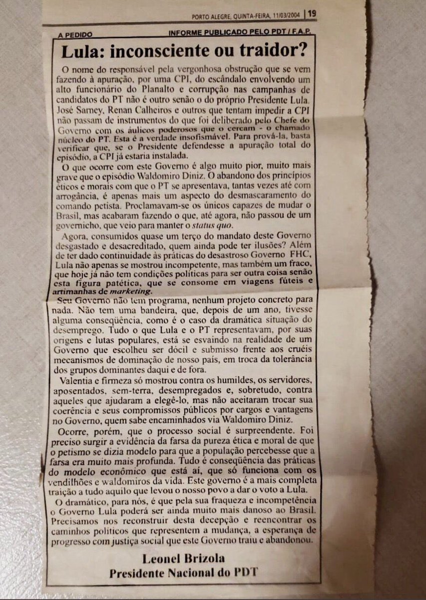 <a href="/LeonardoBoff/">Leonardo Boff</a> O que o Brizola falou !