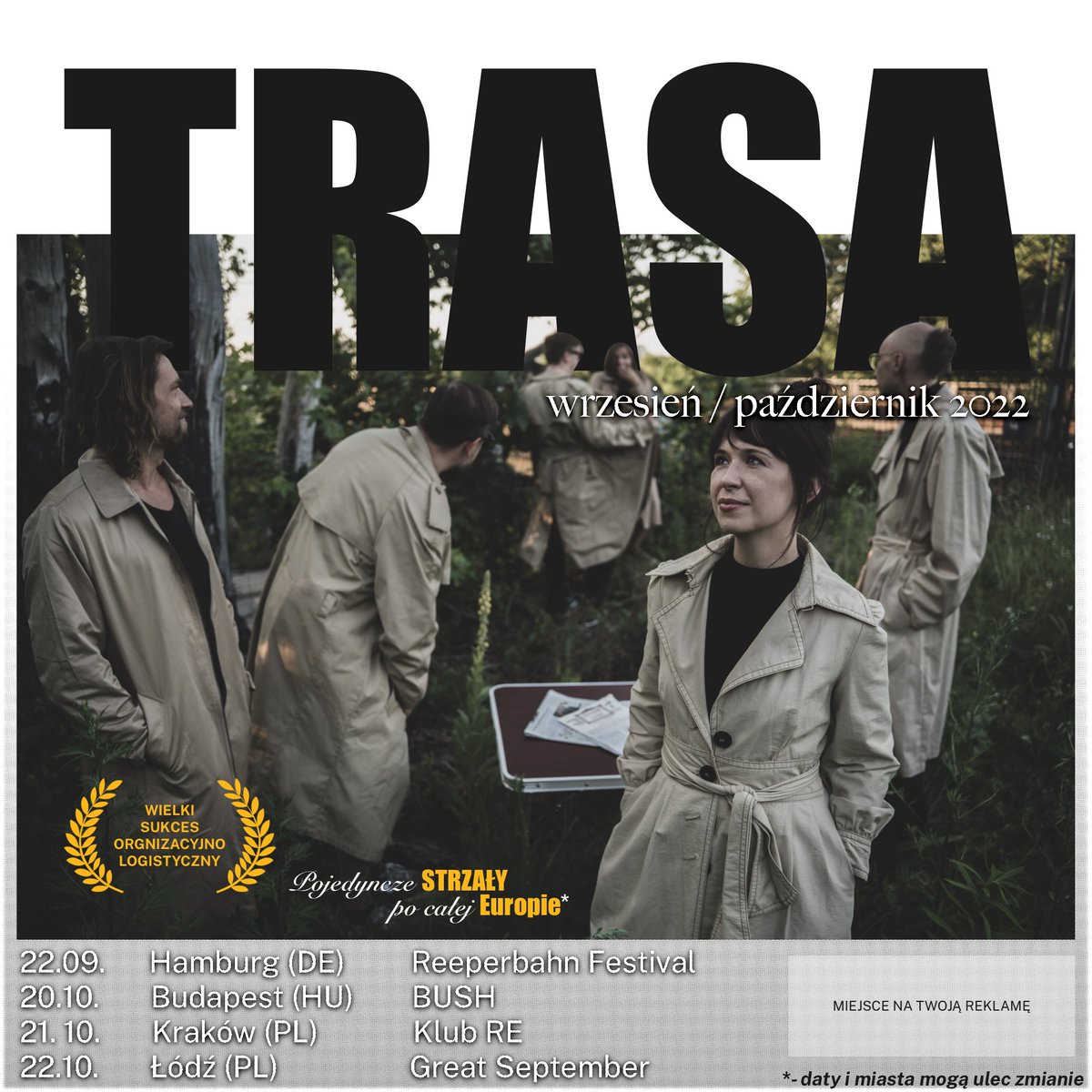 AlfahFemmes's tweet photo. September/October TRASA TOUR!✨
Ticket info: https://t.co/ejTmYpRHsQ
big thank you to our hosts: @Reeperbahn_Fest, #Reeperbahn2022, #budapestshowcasehub, #BUSH2022, @FrontRowHeroes, #KlubRE, #greatseptember https://t.co/noKlHPHA1r