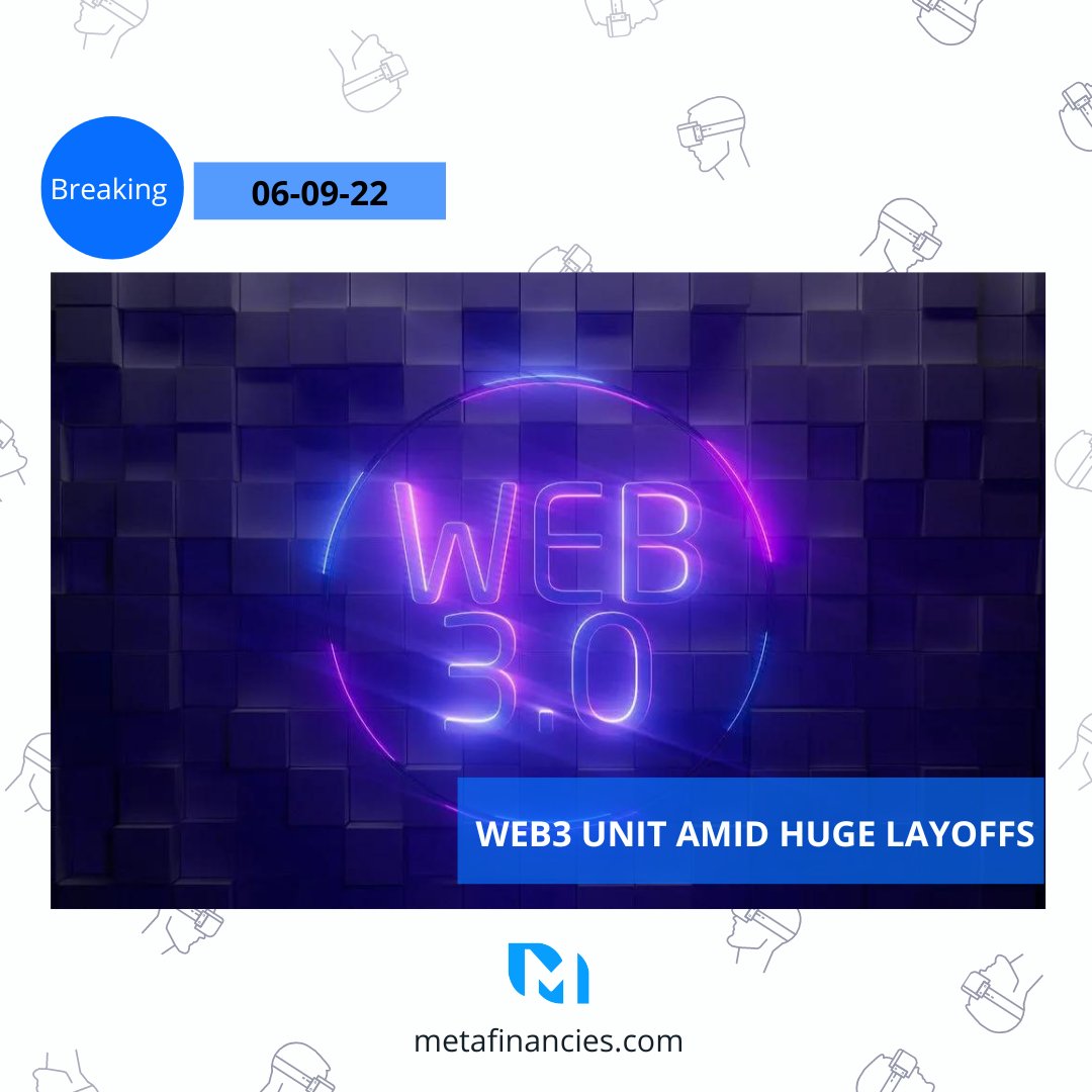 Meta_Financies's tweet photo. The second quarter saw the company's growth rates drop to their lowest point in the last five years

Continue Reading: https://t.co/gPjpFPo6zS

-
-

#snap #disbanded #web3 #web3unit #layoffs #growthrates #company #workforce #nft #dao #snapceo #metafinancies https://t.co/QZ1BCGHeiC