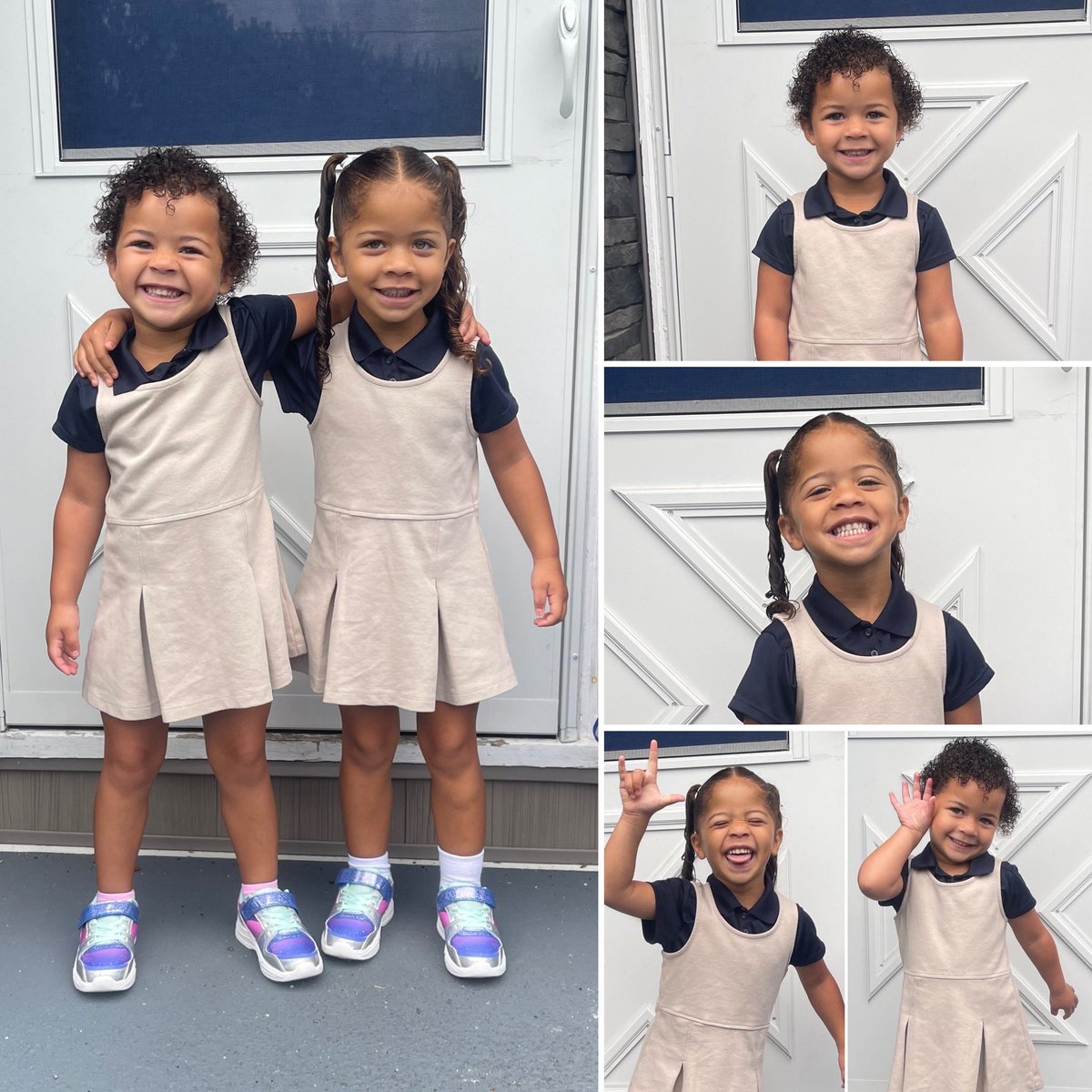 Just like that, today is their first day of Pre-K!
