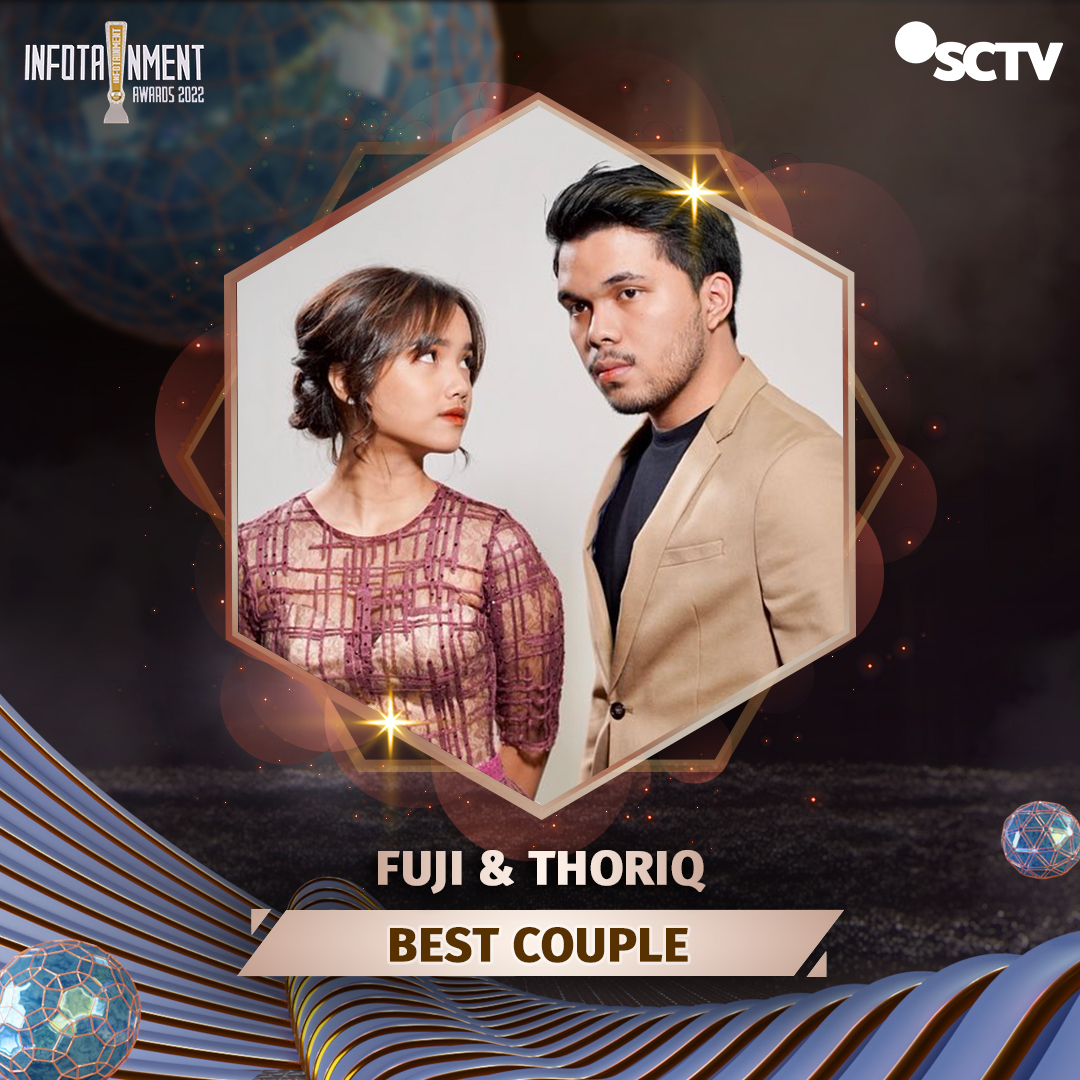 Dukung Fuji &amp; Thoriq untuk memenangkan Kategori BEST COUPLE di Twitter dengan cara like tweet berikut ini! Cek syarat &amp; ketentuan serta mekanisme selengkapnya di slide berikutnya, ya!

#VoteIA2022  #IA1 #InfotainmentAwards2022 #SCTVSpesial #IA2022FujiThoriq