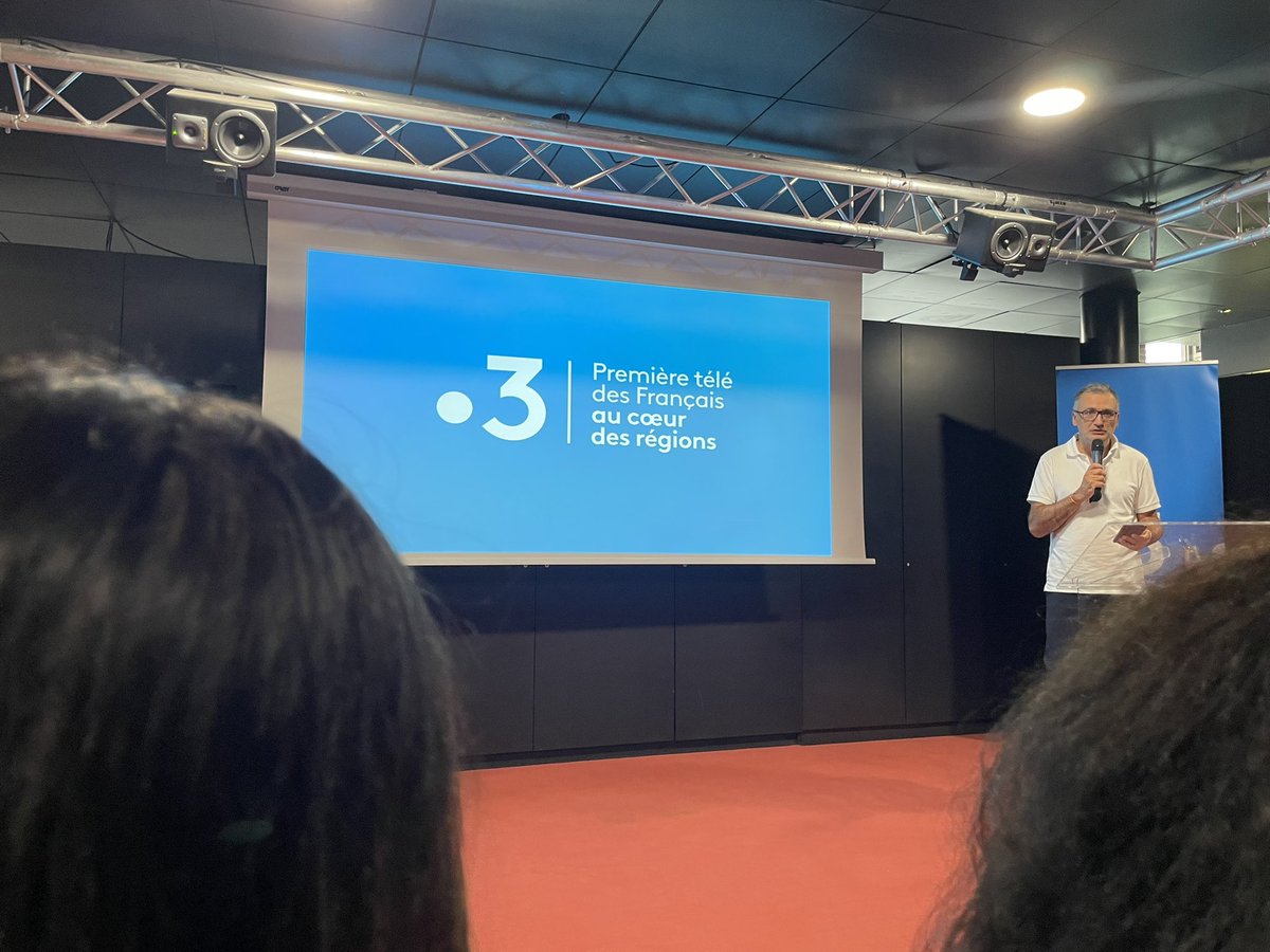 armandfrederic's tweet photo. Très belle présentation de rentrée de @F3Occitanie ce matin au @museumtoulouse. 

La télé régionale se diversifie pour toucher tous les publics notamment sur le digital (et même en audio 😉). 

#communication #media #tele https://t.co/11U1KNrd9c
