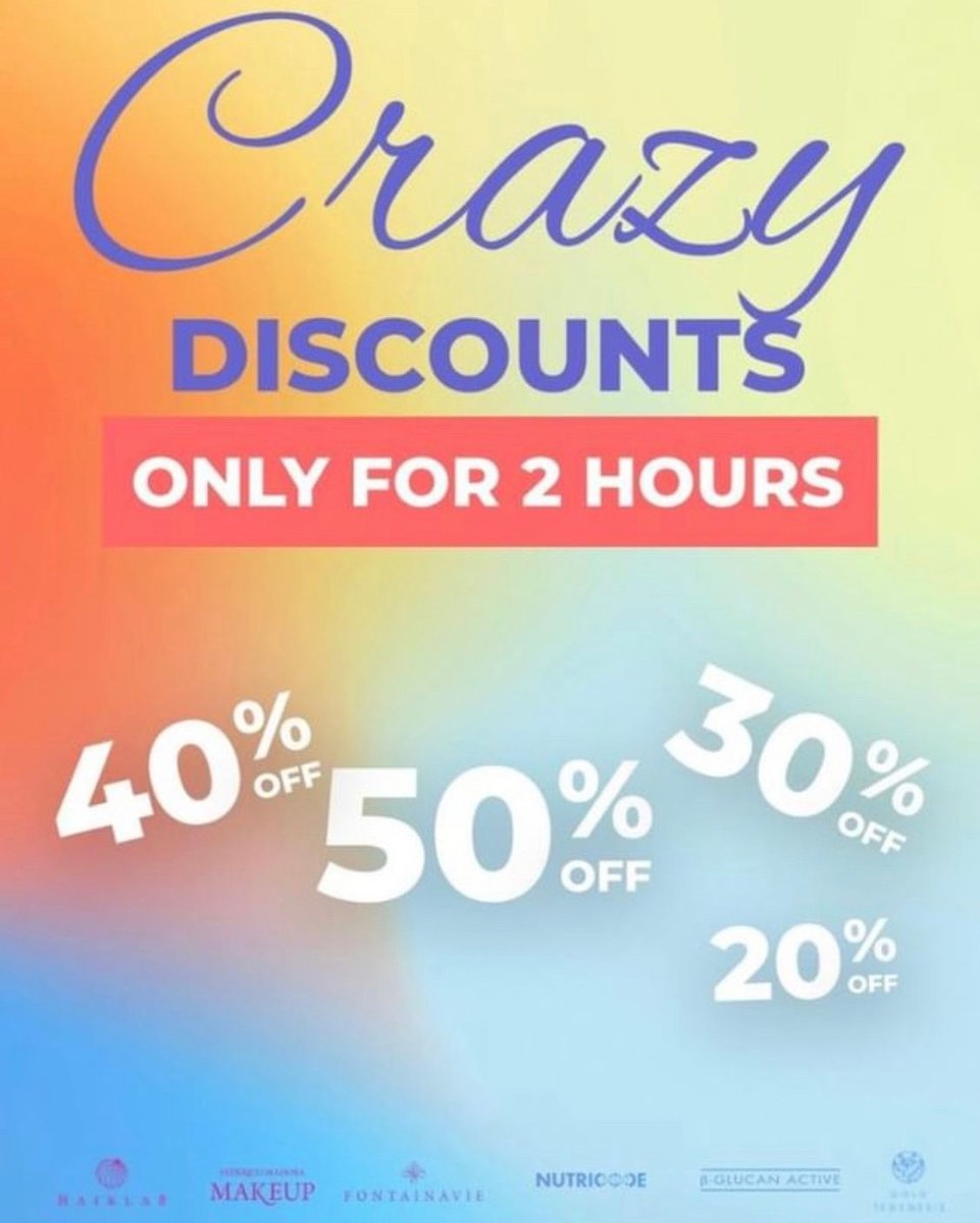 Rhianb2212's tweet photo. ✨Todays offer✨
Crazy sale on for the next 2 hours only. 

Discounts will be picked out for you on ordering when orders within the 2 hours. 

Comment or message for a full list of products available.  #fm #fmworld #fmworlduk #teamfm #fmfragrances #fmperfume #fmproducts #fmskin https://t.co/eQibpQZfZ4