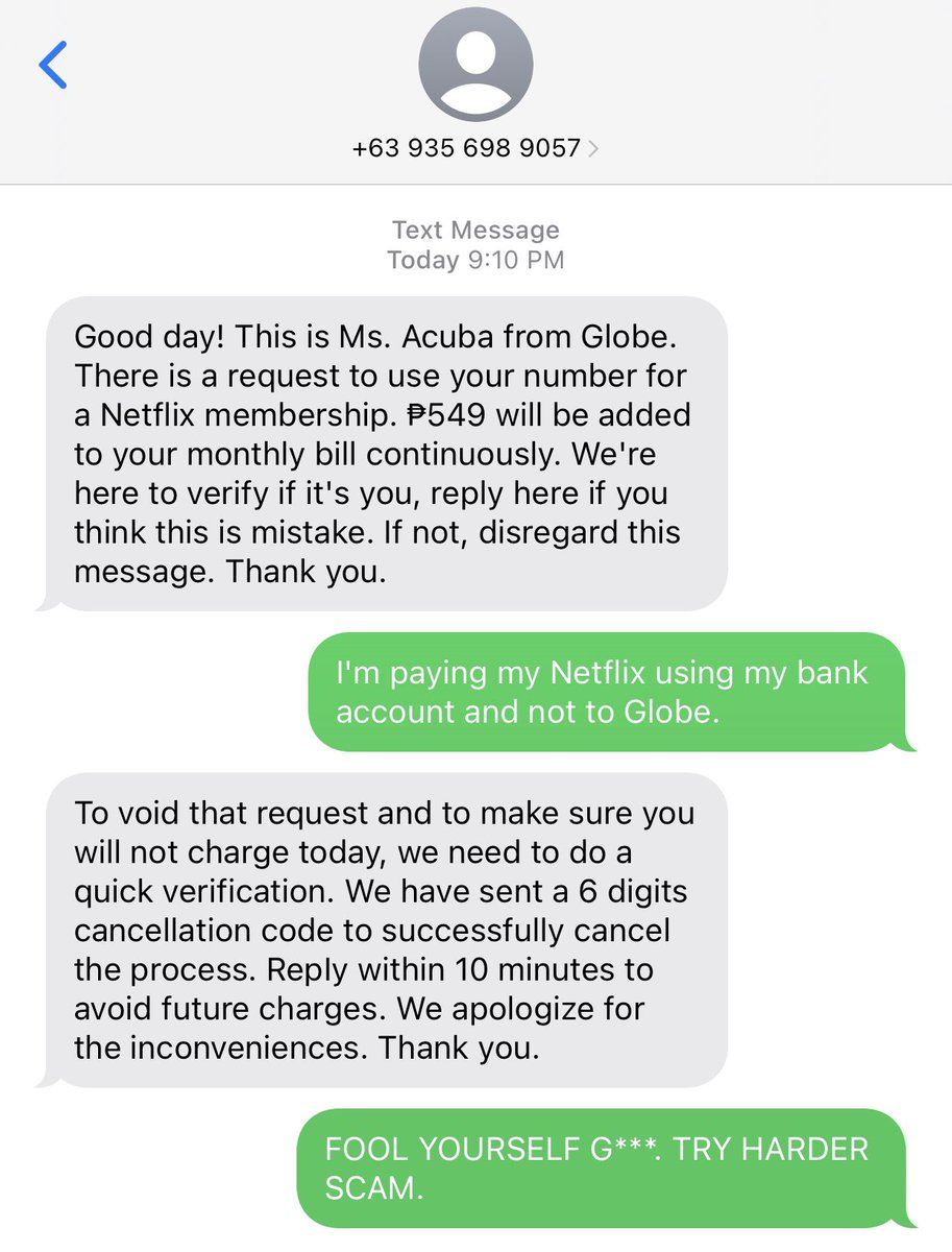 ayowen's tweet photo. Beware of scams. 

@enjoyGLOBE https://t.co/foBrpNLQtQ