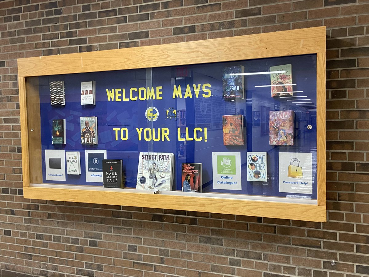 pslta's tweet photo. Happy 1st Day Everyone. We are welcoming everyone back here in the Mayfield LLC today. Stop by for a visit. We would love to see you. Enjoy your day! @PeelSchools @PDSBProflib @MayfieldMavs #LLC #PDSB #Library #PeelIntoOurBooks #ShareTheSmile https://t.co/M0ptp47FpR
