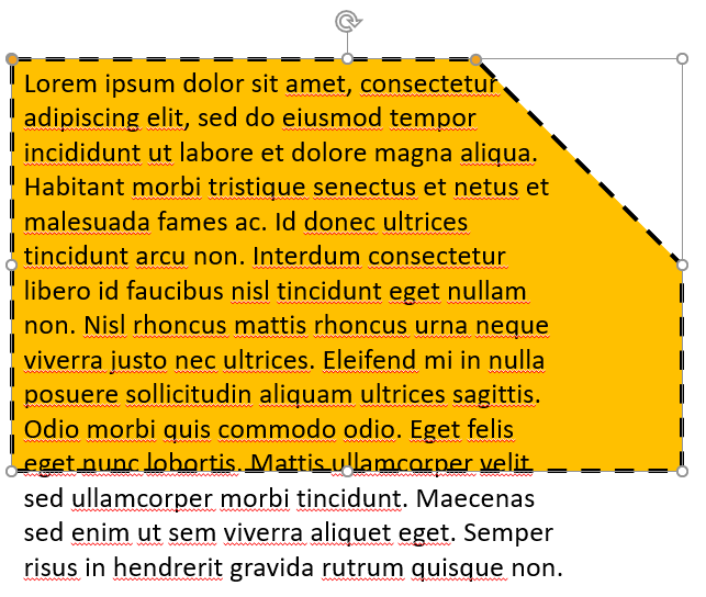 SimonBance's tweet photo. Does anyone know if it's possible to flow text into irregular shapes in #PowerPoint 

#Office 
#powerpointinfographics 
#o365 https://t.co/nleBIsFEYI