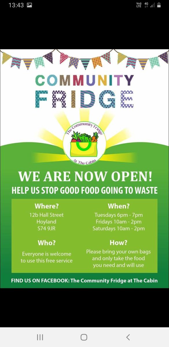 ClareCoopS74's tweet photo. Check out our community fridge #itswhatwedo https://t.co/JN5L64VdKn