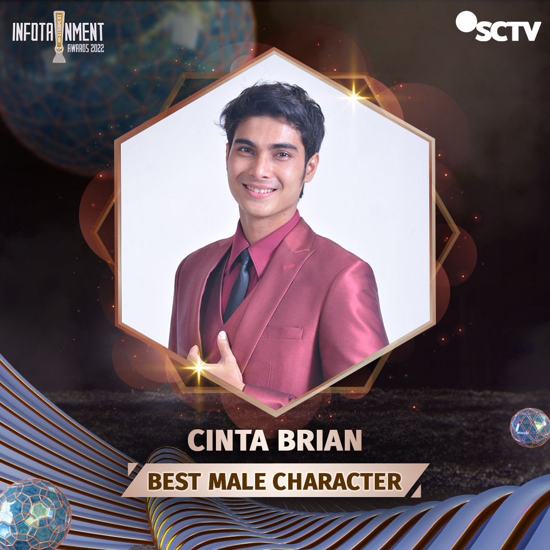 Dukung Cinta Brian untuk memenangkan Kategori BEST MALE CHARACTER di Twitter dengan cara like tweet ini! Cek syarat &amp; ketentuan serta mekanisme selengkapnya di slide berikutnya, ya!

#VoteIA2022 #IAB #InfotainmentAwards2022 #SCTVSpesial #IA2022Cinta