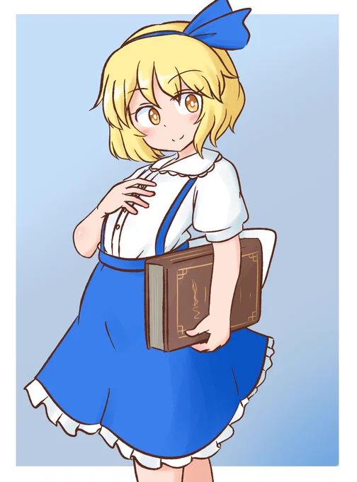 pixivリクエストで描いたのでゲームにスキンとしてぶっこみます 旧作アリス 