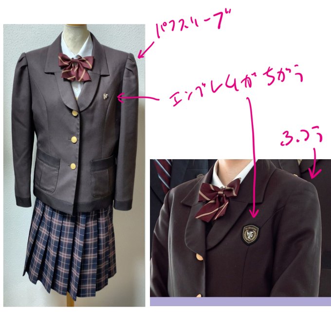 詳しい方教えてください
M県S市SD学院の制服
検索すると2種でてきます
どちらも現行制服なのでしょうか 
