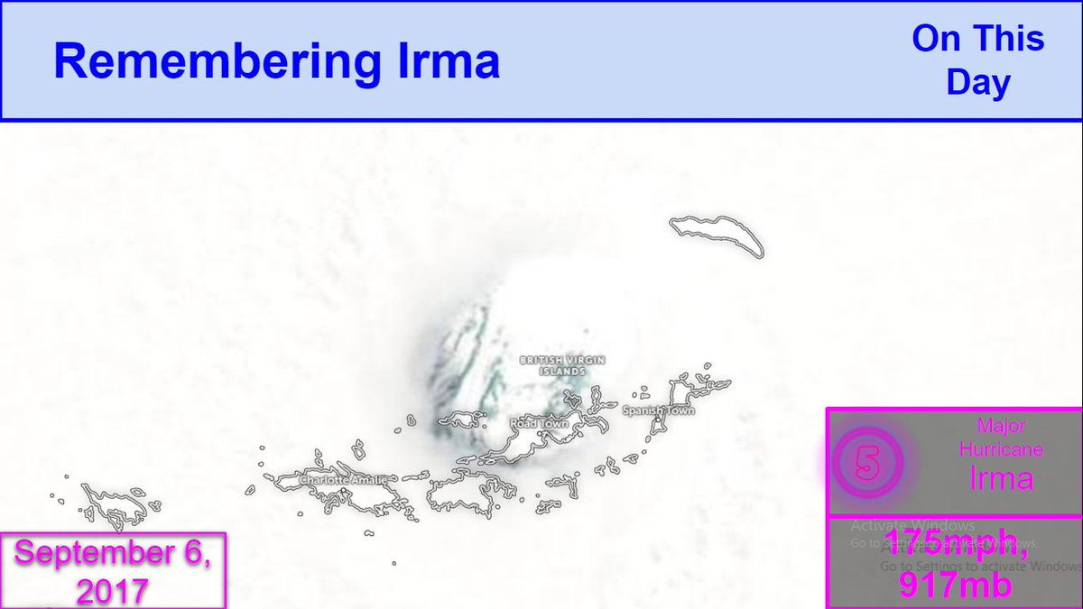 CycloneOTD's tweet photo. Remembering Irma

On this day, 5 years ago, #HurricaneIrma was making several landfalls as a powerful Category 5. #Irma had caused Hurricane Warnings to extend from the Greater Antilles to the Bahamas, with Hurricane Watches extending to Cuba.

#Irma5 https://t.co/BkAKbVaJiD