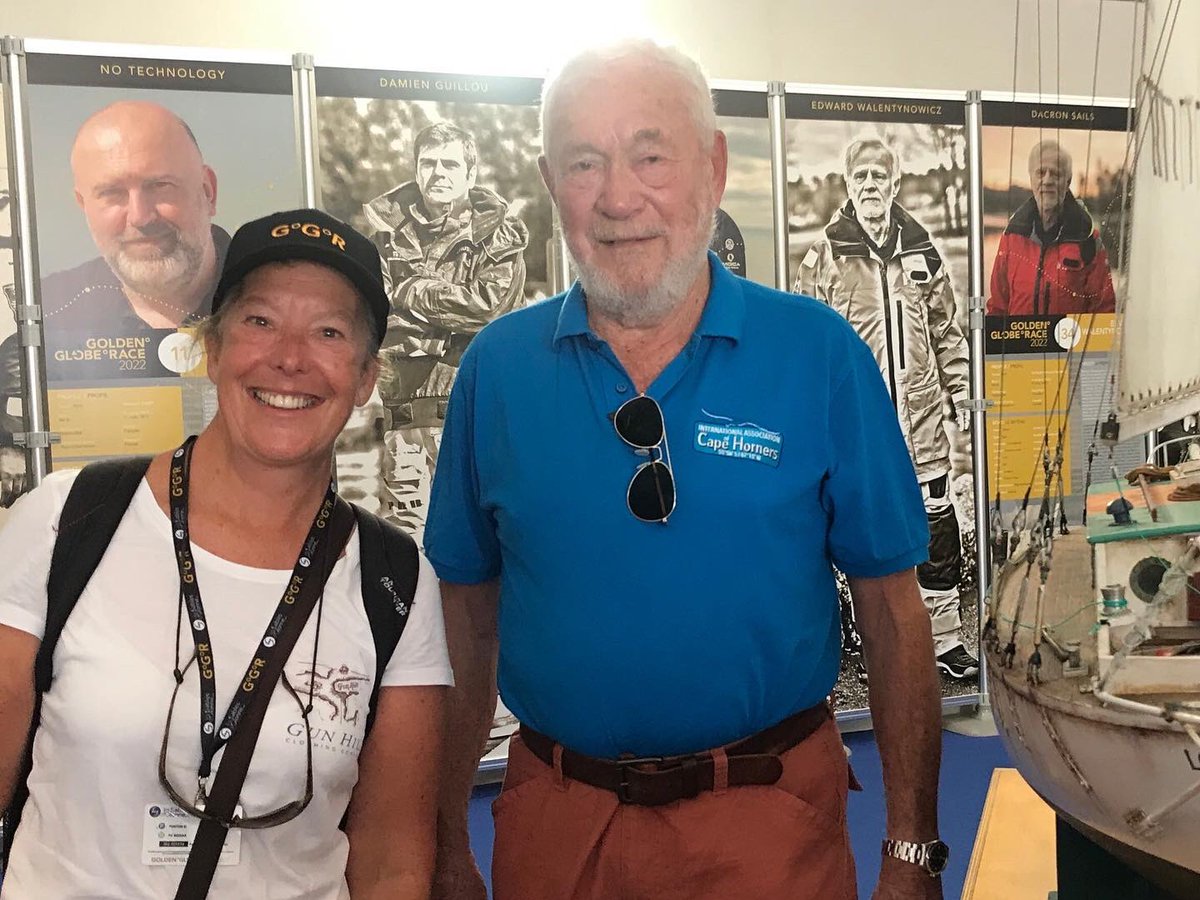 petra_shepherd's tweet photo. Just back from @lessables Les Sable D’Olonne @Vendeetourisme @UK_AtoutFrance for the launch of @ggr2022 #goldengloberace #roundtheworld. #yachtrace What an atmosphere &amp; privilege to meet sailing legend &amp; 1968 winner #robinknoxjohnston more soon in @TravelMagazine https://t.co/NnMlRlvGB3