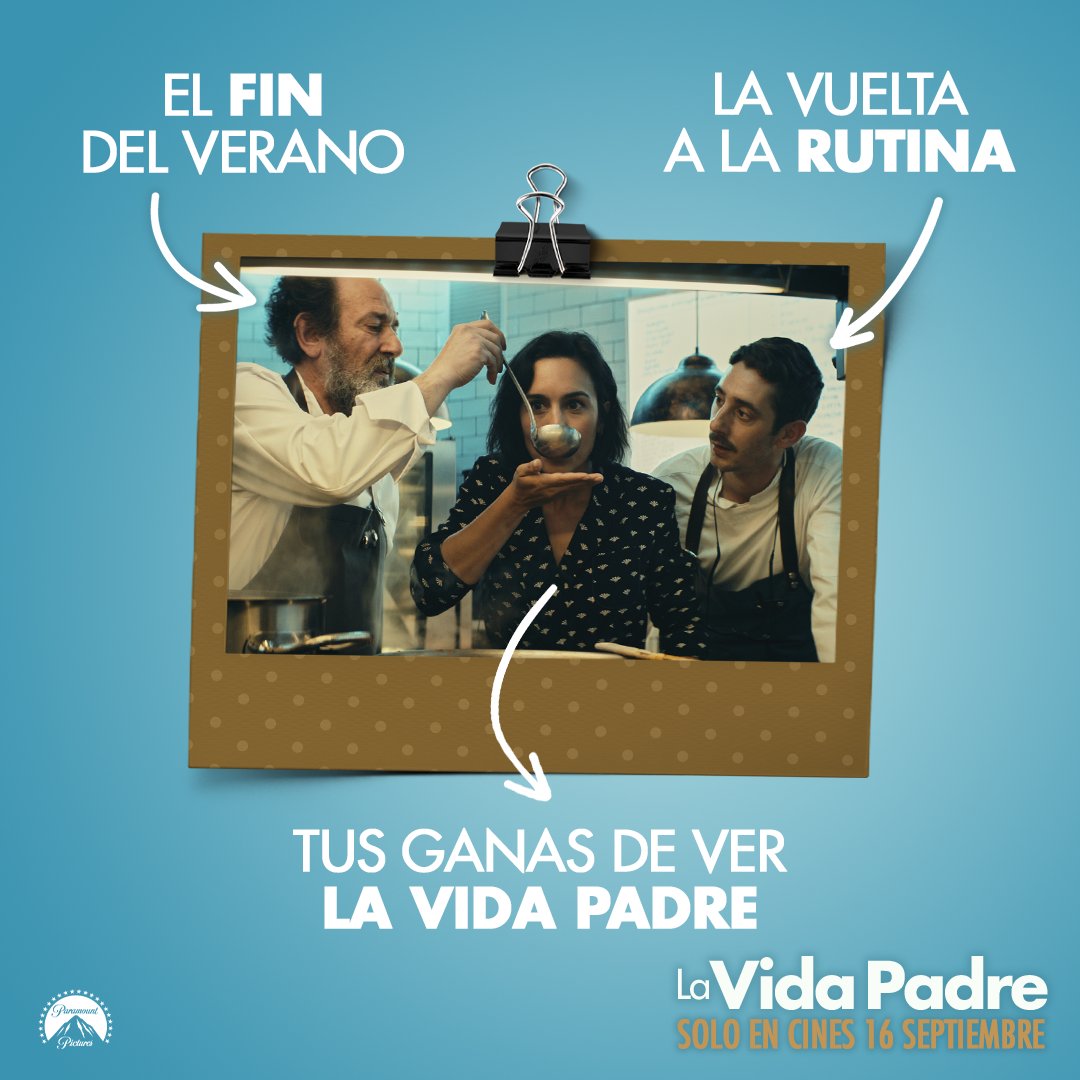 A grandes males, grandes recetas. 😛  ¡#LaVidaPadre solo en cines 16 septiembre!