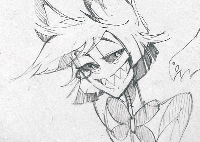 こういうキャラ、どうやったら上手く描けるのか模索してました 